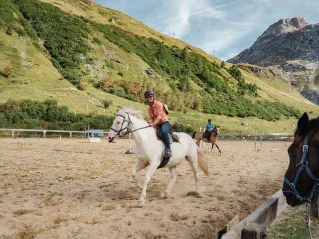 Equitation dans la vallée du Manchet