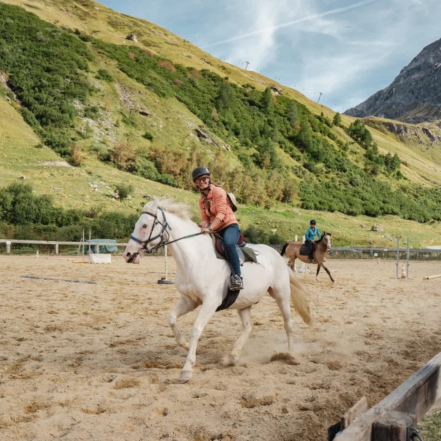 Equitation dans la vallée du Manchet