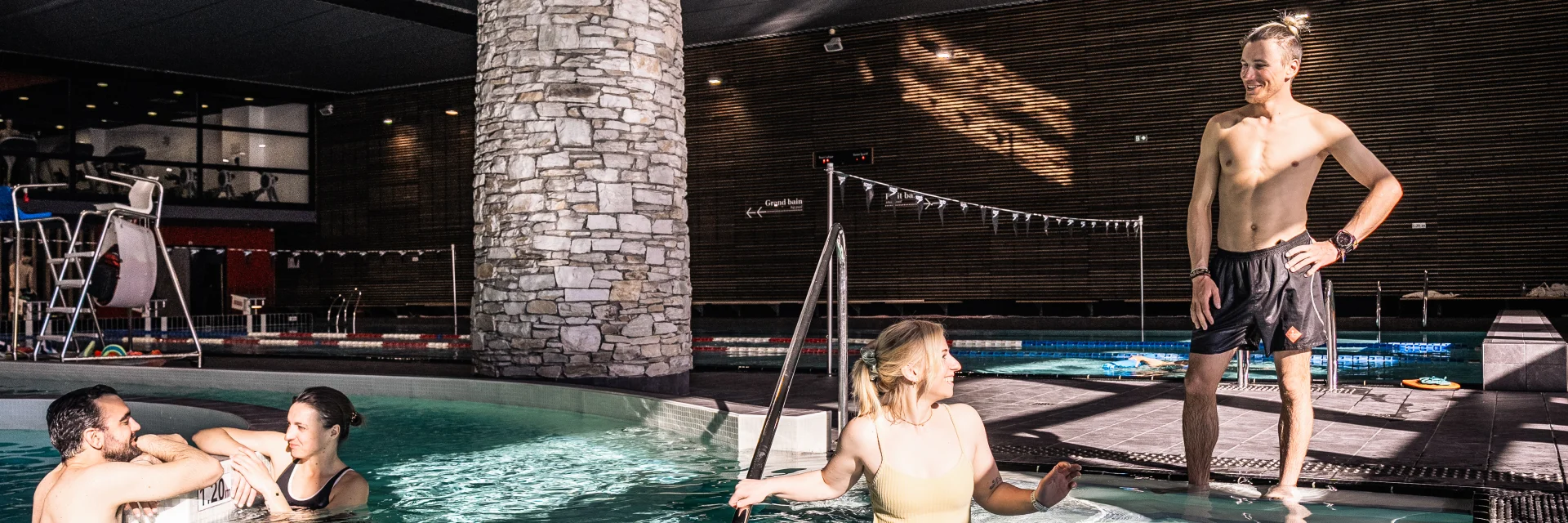 Espace Plage, la piscine du Centre Aquasportif