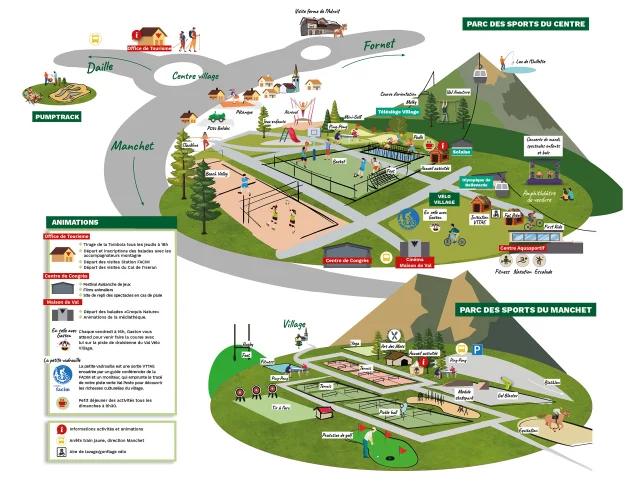 Plan des activités été 2025