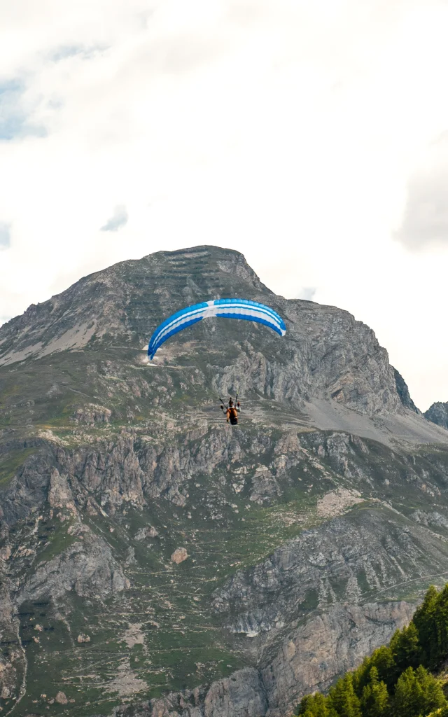 Parapente à Solaise en été