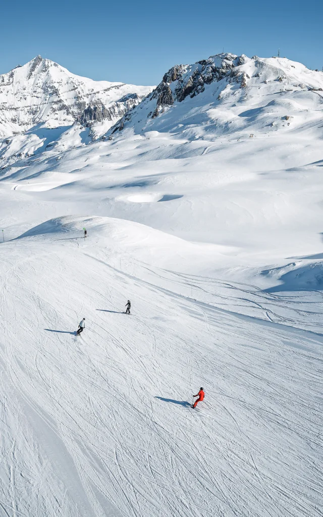 Grand Ski - Vue drone - piste Grand Prés