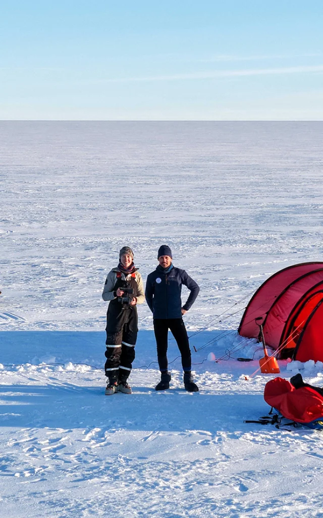 Matthieu et Heidi au camp