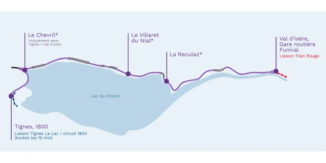 Treno invernale viola 25 26