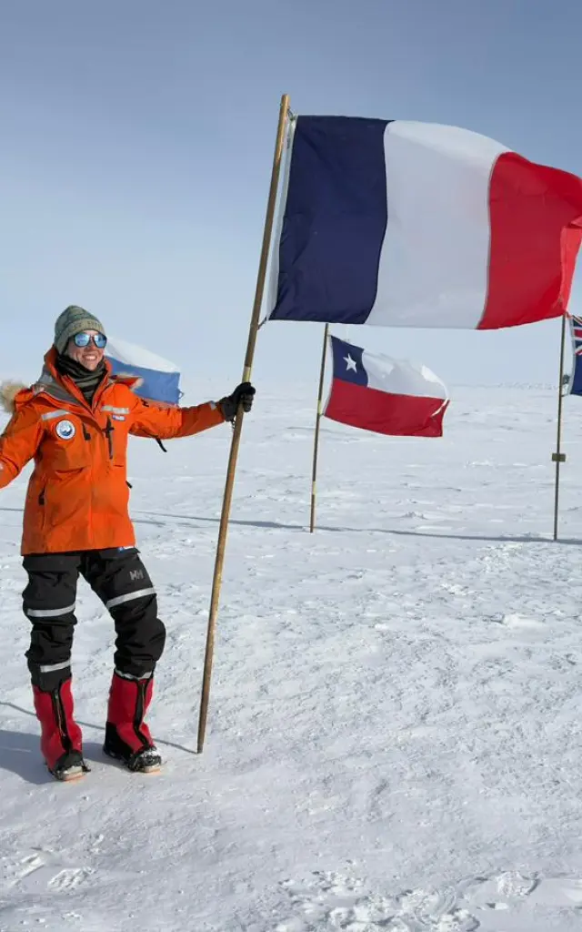 Heidi Sevestre et Matthieu Tordeur pour l'expédition Under Antarctica