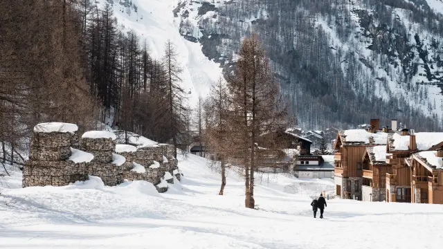 Chemin au dessus des Richardes