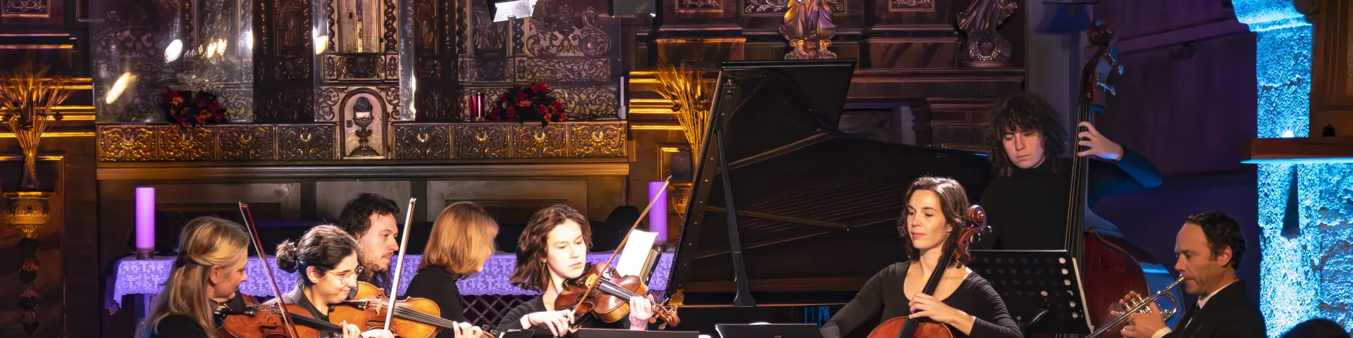 Concert à l'église pendant le festival Classicaval 2025