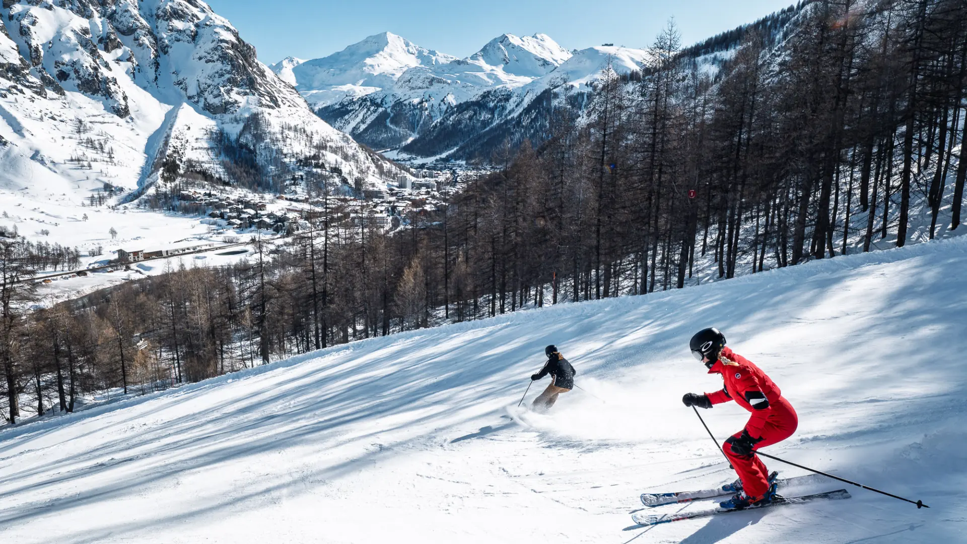 Ski entre amis secteur de la Daille