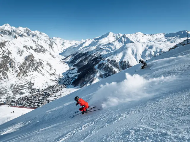 Ski entre amis secteur de Bellevarde