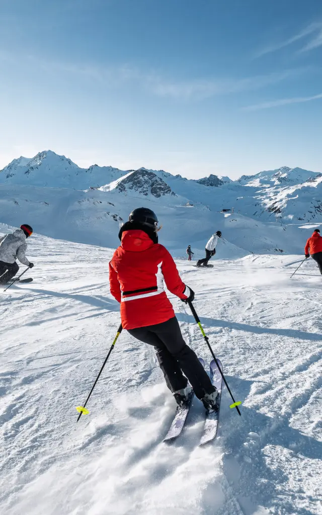 Ski entre amis secteur de Solaise