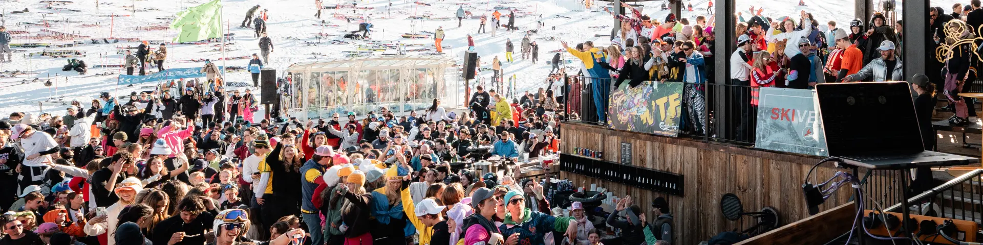 Après-ski à la Folie Douce de Val d'Isère