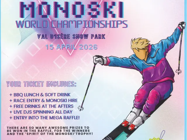 Affiche coupe du monde de monoski