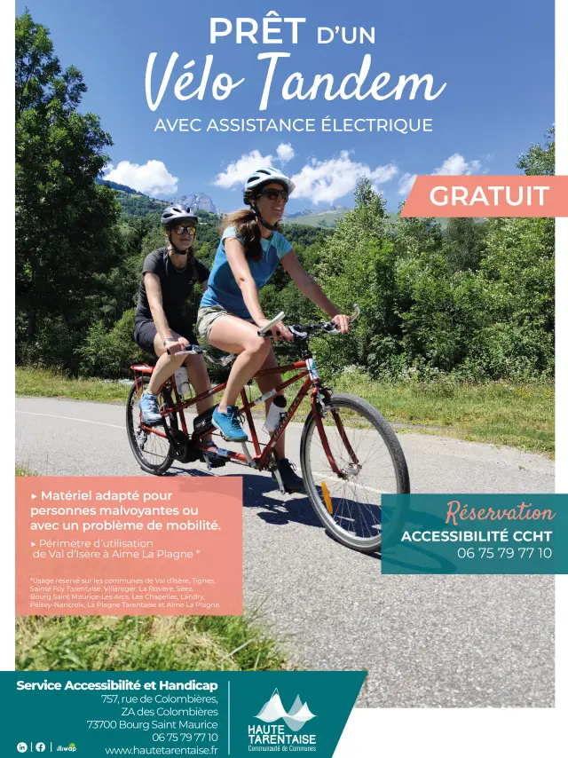 Tandem Bike Hire Poster, Ccht, May 2026