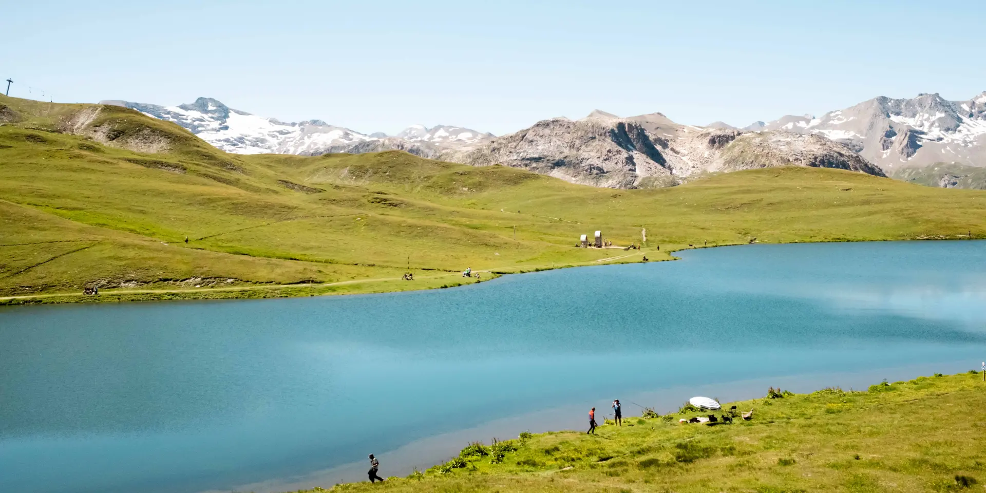 Lac de l'Ouillette en été