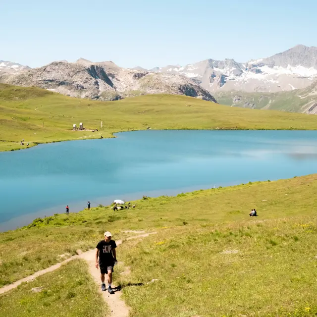 Lac de l'Ouillette en été