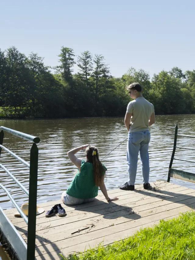 2 pécheurs à Parcé-sur-Sarthe