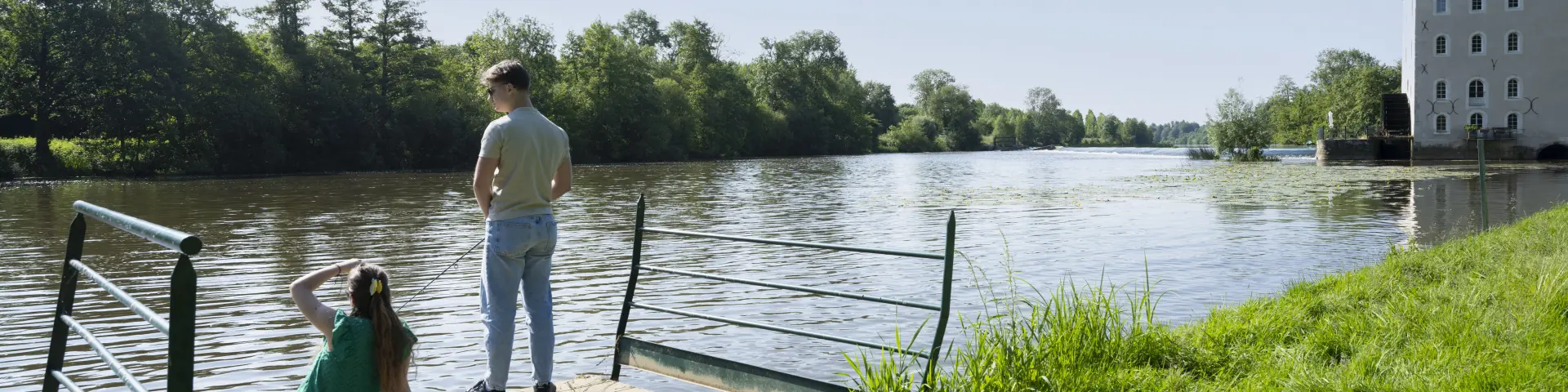 2 pécheurs à Parcé-sur-Sarthe