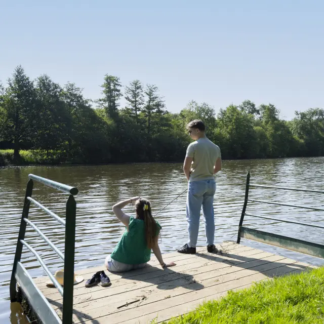 2 pécheurs à Parcé-sur-Sarthe