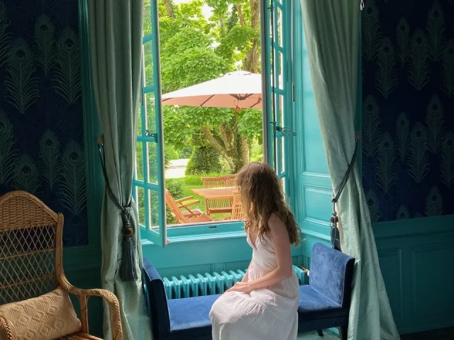 Chambre de la suite Magnolias, Domaine la Massonnière