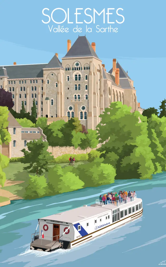 Affiche Vintage Solesmes