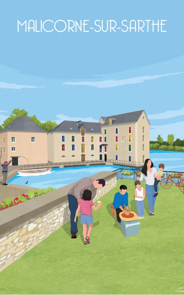 Affiche Vintage Malicorne