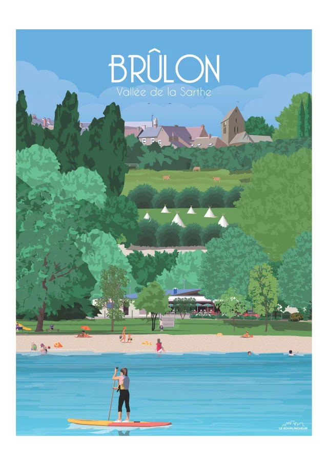 Affiche vintage Brulon