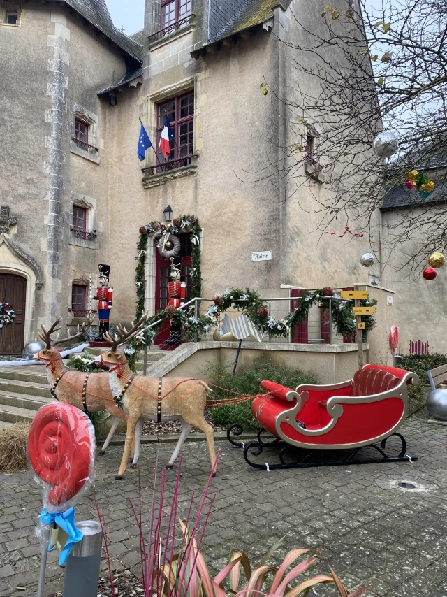 Décoration de Précigné à Noël