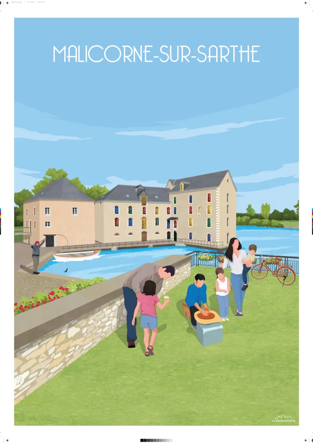 Affiche Vintage Malicorne