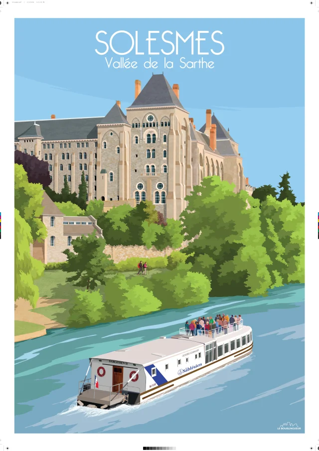 Affiche Vintage Solesmes