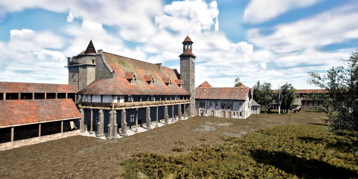 Legendr rondleiding in de middeleeuwse stad Montluçon Toeristische