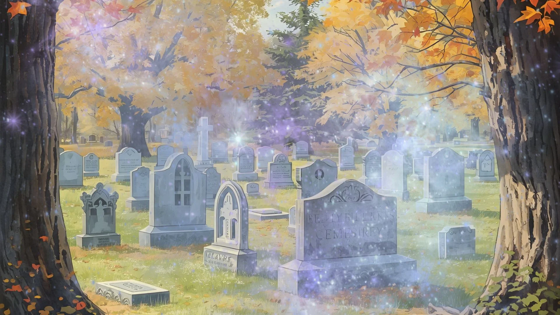 Night Cemetery Headband