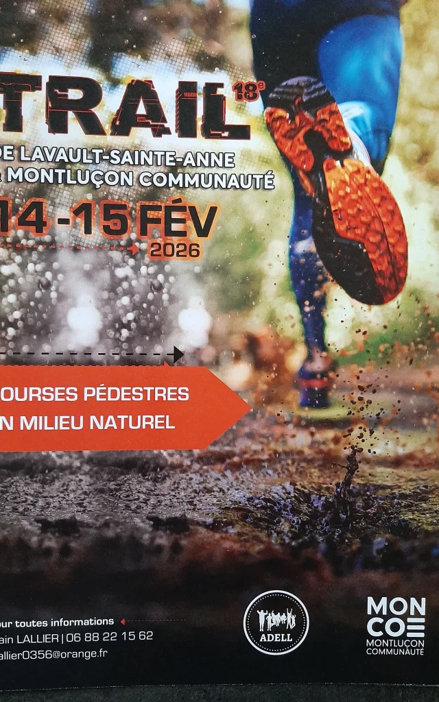 14 15 February Flyer Trail Lavault Sainte Anne 2026