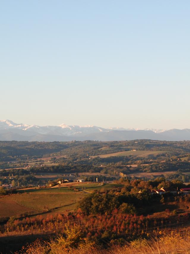 Vue depuis le village de Méras