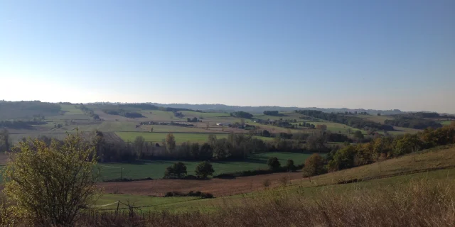 Vue depuis les hauteurs du Fossat