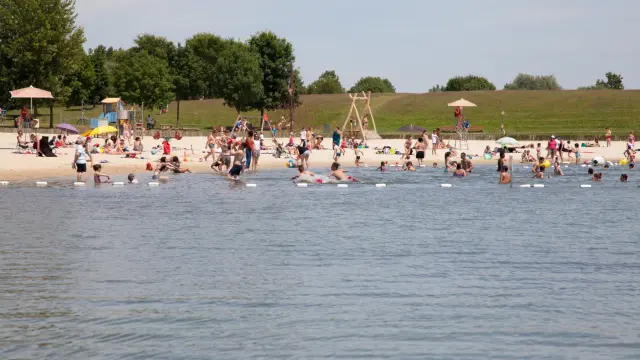 Base de loisirs de La Monerie à La Flèche.