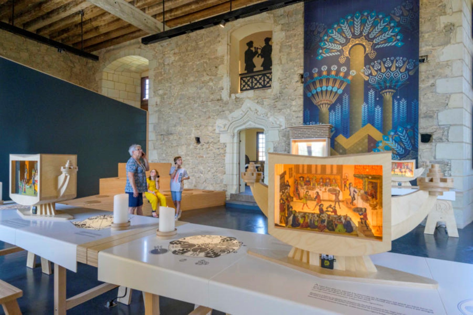 Chateau palais du roi René. Baugé en Anjou. 49150. 16 juin 2021