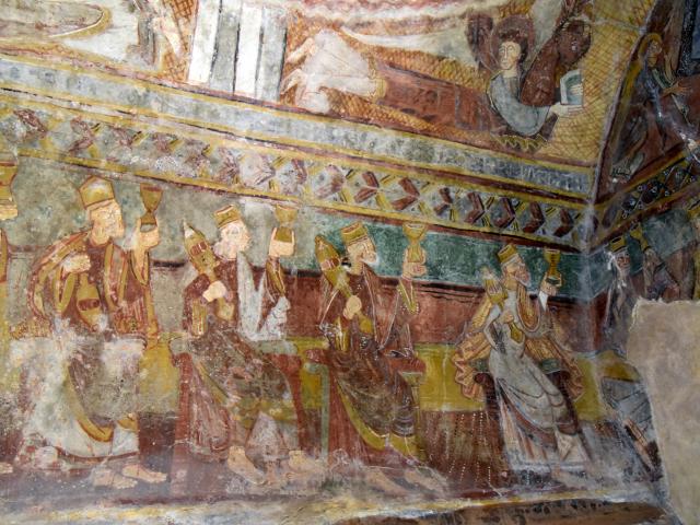 Fresque église St Martin de Fenollar Maureillas