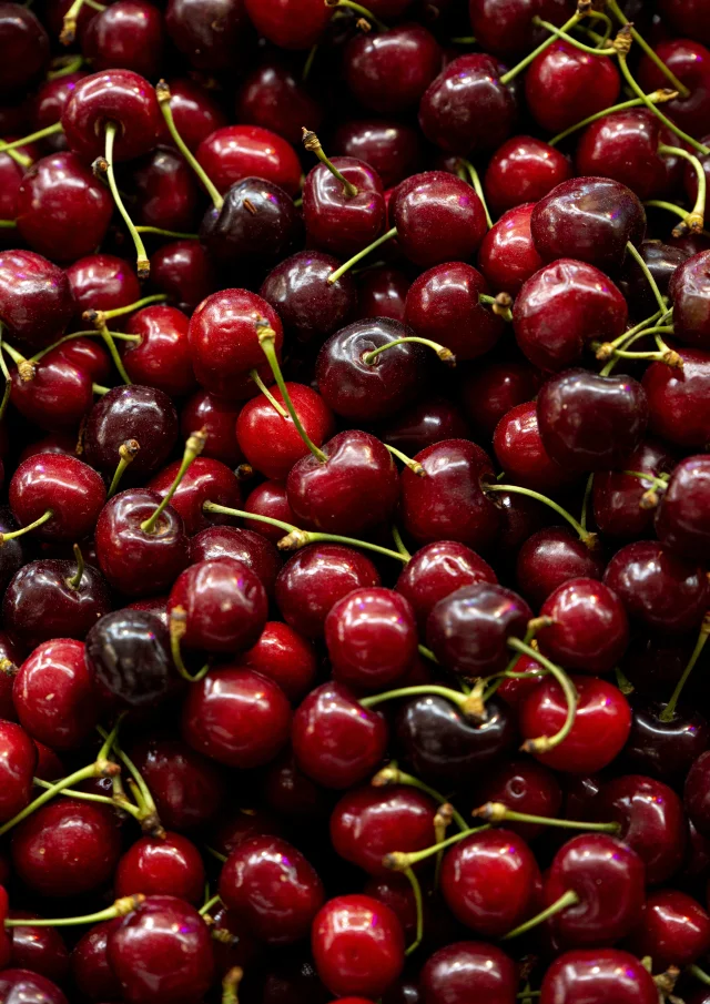Top View Of Delicious Cherry Arrangements 1 1