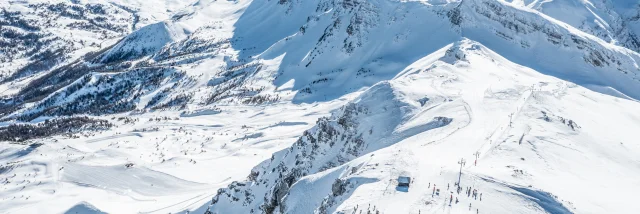 Sommet de Chabrières, point culminant du domaine skiable de la Forêt Blanche