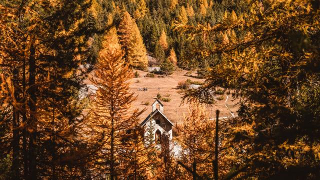 Le Val D'Escreins et ses belles couleurs d'automne
