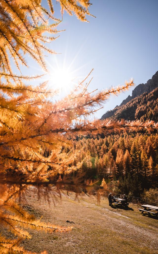 Le Val D'Escreins et ses belles couleurs d'automne