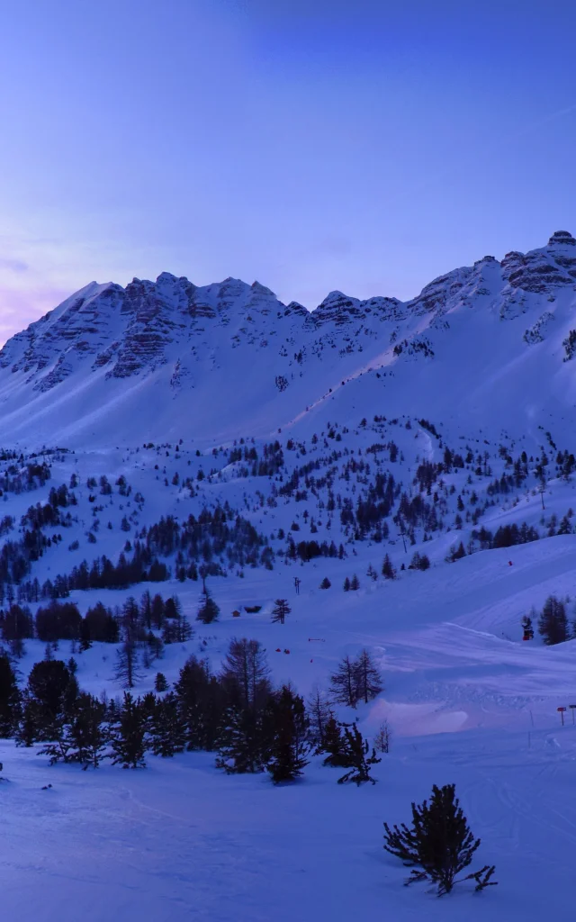 Lever du jour sur Vars depuis Chabrières
