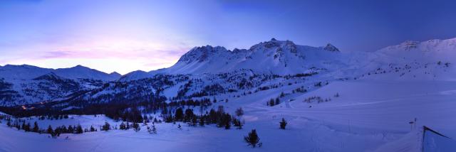 Lever du jour sur Vars depuis Chabrières