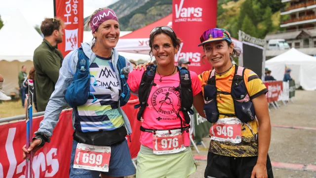 Podium femme Vars mountain trail 23km