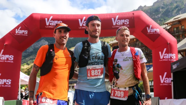 Podium homme Vars mountain trail 23km