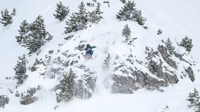 Freeride dans l'Eyssina