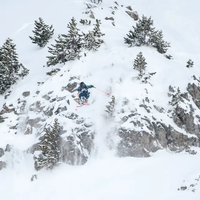 Freeride dans l'Eyssina