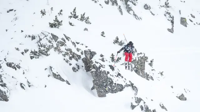 Freeride dans l'Eyssina