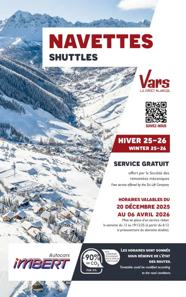Coverage Timetable Shuttles Vars 2025 26