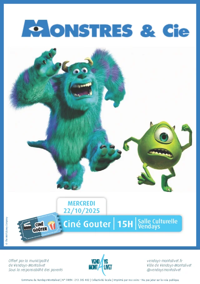 Cine Gouter Monstre Et Cie